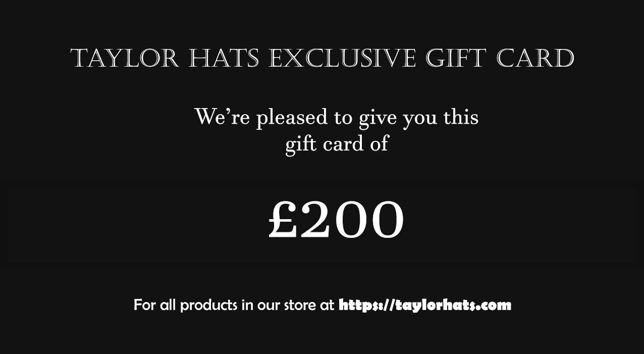 Taylor Hat's Exclusive Gift Card