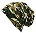 Itzu Men's Army Camo Jersey Beanie Snood 2 in 1 Hat (Classic Print (Army Olive))
